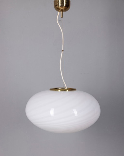 Vintage 1970er Murano Glas Kronleuchter, italienisches Design
