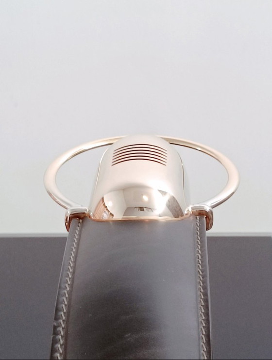 Image 1 of Cobra Leather Desk Lamp by Traso Milano 1988