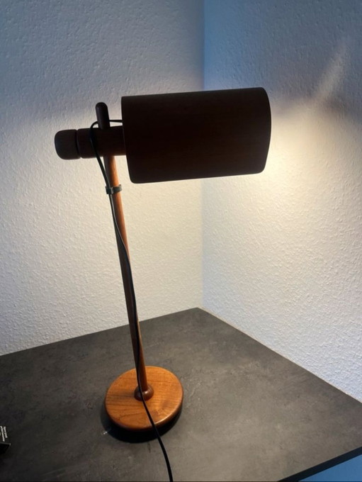 Mid-Century Temde Table Lamp – Teak Wood – Vintage 60s/70s
