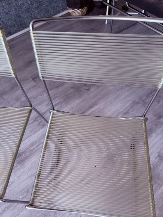 Image 1 of 4x Spaghettistoelen van Giandomenico Belotti voor Alias, ca.80s