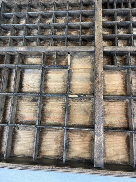 Cassetto da tipografia – Decorazioni murali, Legno (photo 3 of 6)