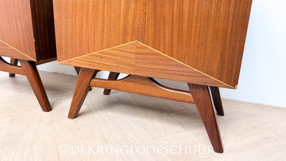 2x tables de nuit vintage Louis Van Teefelen – Louis van Teeffelen, Wood (photo 9 of 11)