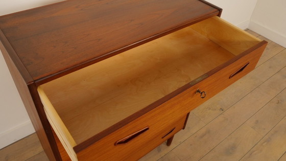 Cassettiera danese vintage | Teak | 6 cassetti | 109 cm – Cassettiere, Wood (photo 9 of 9)