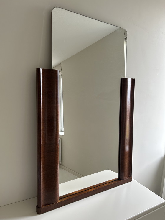 Image 1 of Vintage mid century art deco spiegel