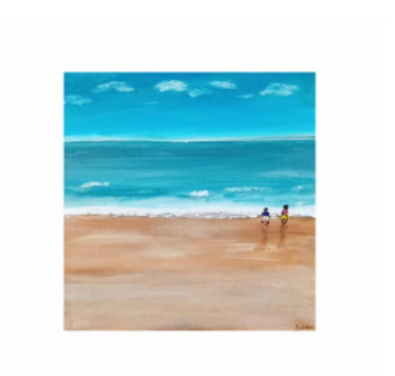 Image 1 of Small beach painting