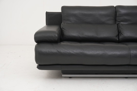 Image 1 of Rolf Benz 6500 Tweezitsbank van leer