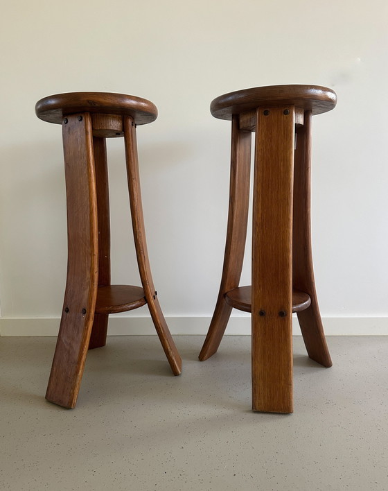 Image 1 of Vintage brutalist barstool - bar stool - stool