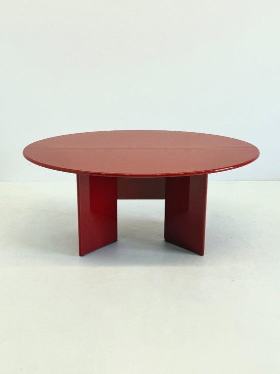 Image 1 of Antella Esstisch / Konsolentisch von Kazuhide Takahama für Cassina in Rot