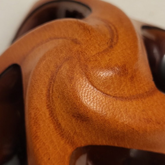 Image 1 of Longchamp leather pipe holder, 1950s-60s, Made in France