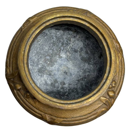 Garnitura da tavola francese antica in bronzo con specchio – Parigi, XIX secolo – Stoviglie, Bronze (photo 10 of 15)
