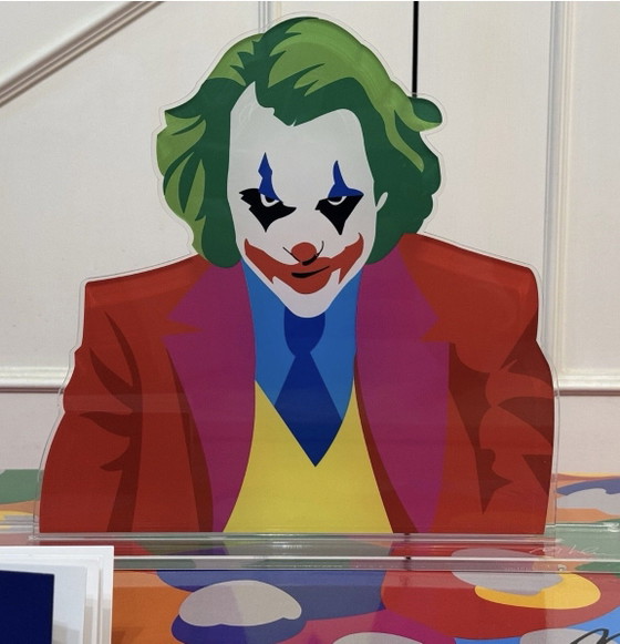 Image 1 of Marco Lodola serigrafia in plexiglass da appoggio “my rules” pop design 