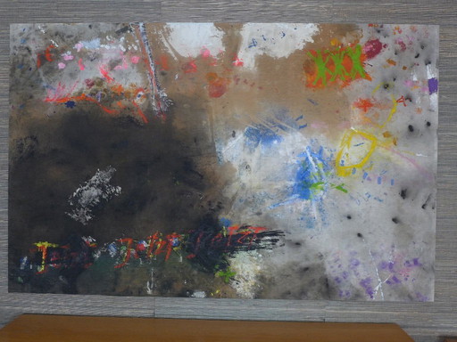 Painting entitled "now" by the artist Hanna Jäger