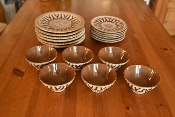 Image 1 of Hans Welling - Serie Aegina - Ceramica vintage della Germania Ovest Ceramano - Fatta a mano