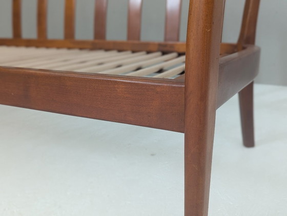 Image 1 of Wilhelm Knoll Mid Century Kersenhouten Sofa, Duitsland, 1960