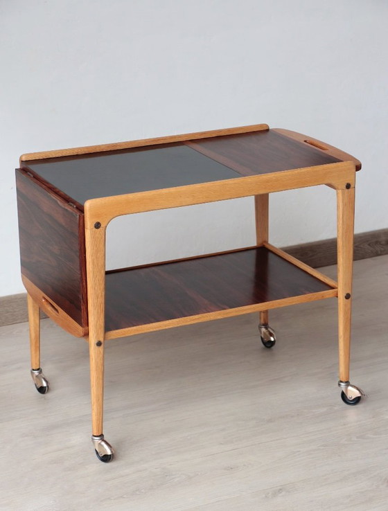 Image 1 of Desserte scandinave vintage en palissandre – Yngve Ekström