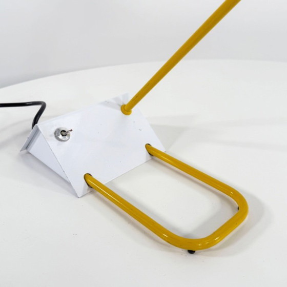 Image 1 of Lámpara de escritorio amarilla de Candle, años 80