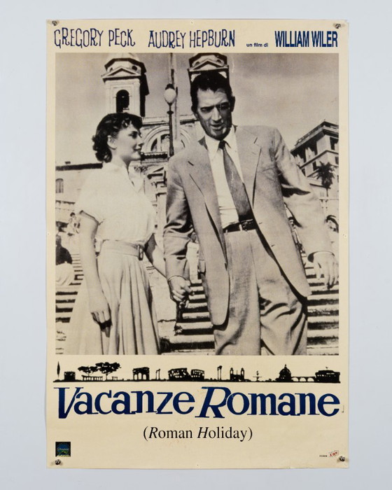 Vacanze Romane – 1953 Original Vintage Movie Poster – Mid-Century Modern – 100x67 cm – Paper (photo 3 of 8)