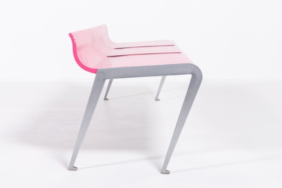 Image 1 of Set aus 2 skulpturalen „Ballett“-Bänken und einem Couchtisch von Marco Evaristti