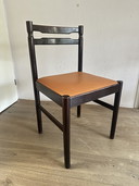 2 x mid-century design eetkamerstoel 