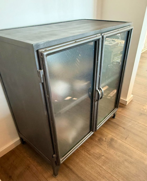 Image 1 of Ruff industrial storage cabinet with two glass doors