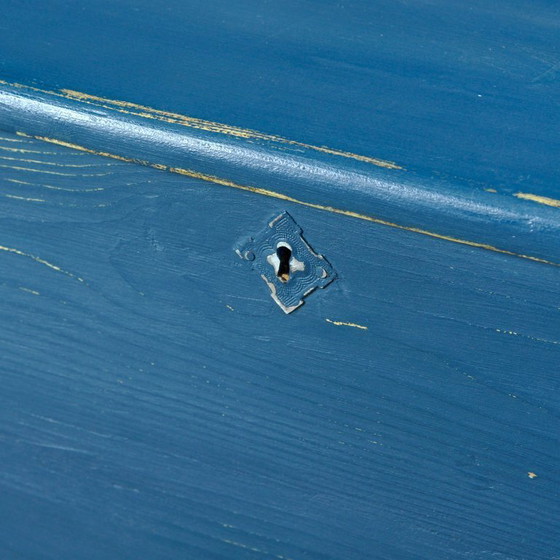 Image 1 of Antike Kiefernholzbank mit Klappsitz, 1900er Jahre