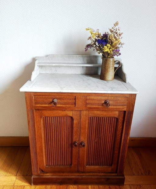 Mueble de baño de mármol Art Déco