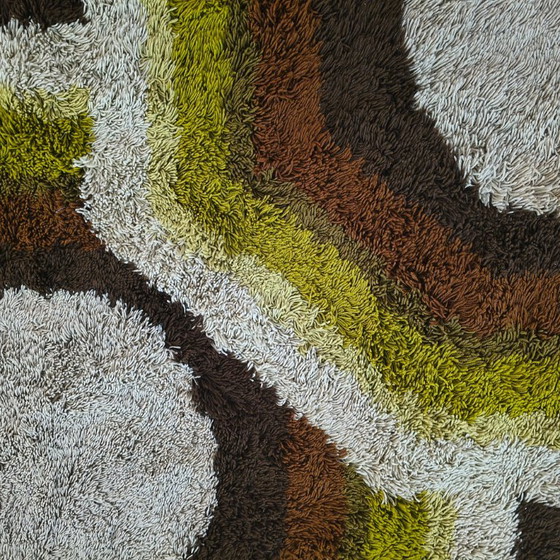 Wunderschöner Space Age Luxus Teppich von Desso aus den 1970er Jahren mit Originallabel. – Teppiche & Läufer (photo 7 of 16)