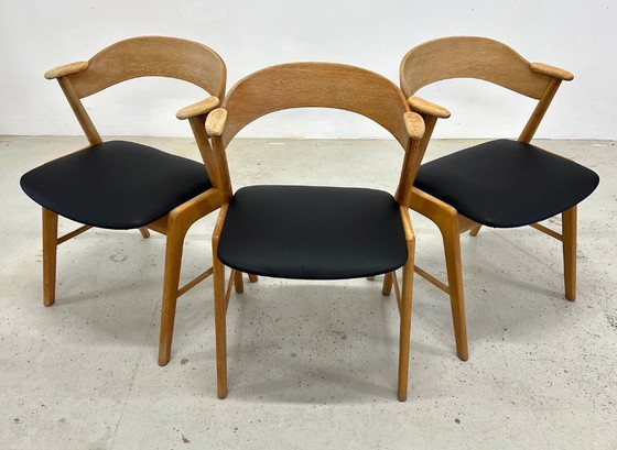 Image 1 of Sillas de comedor Kai Kristiansen Modelo 32, Korup Møbelfabrik.