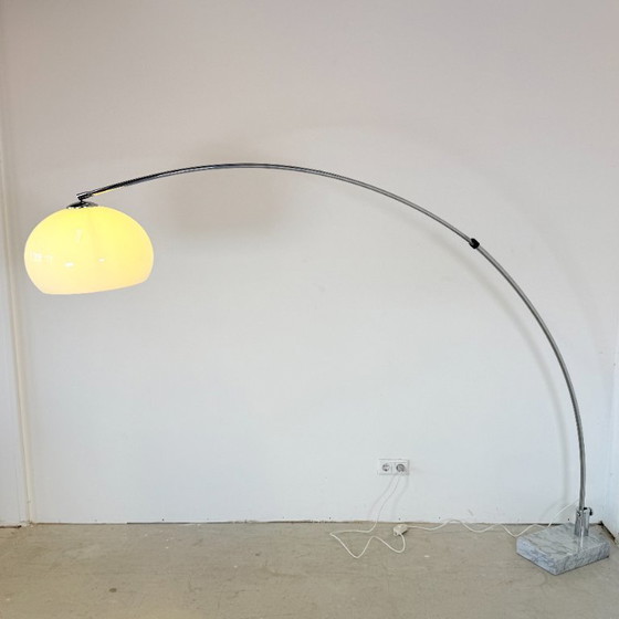 Space Age Arc Lamp – 70s – Sölken Leuchten / Reggiani Style – Floor lights, Chrome (photo 5 of 11)