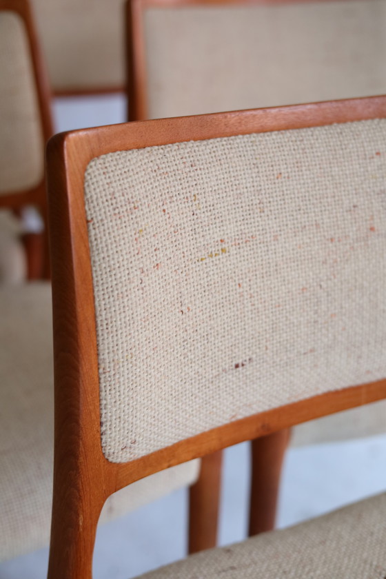 Image 1 of Set of 5 dining chairs model 80, Niels Otto Møller, Danish 1960s