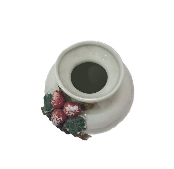 Image 1 of White ceramic vase from the "Sonoma Villa" collection