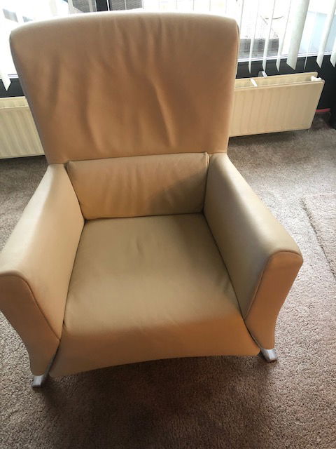 2x Rolf Benz fauteuills