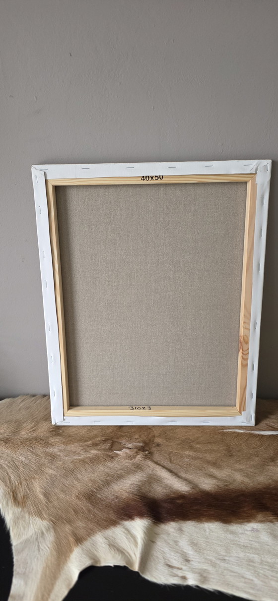 Image 1 of Painting by C.M. Leushuis - Torso (including certificate)