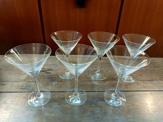 Image 1 of 6x verres à cocktail martini Cristal d'Arques 