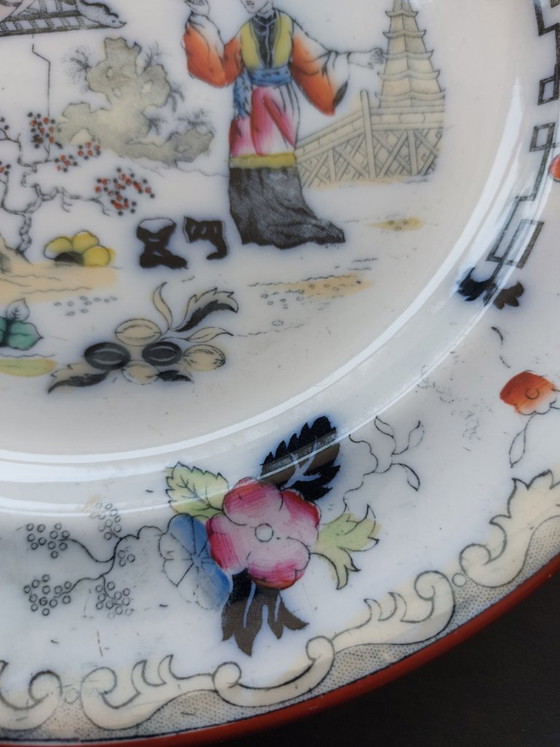 Image 1 of Assiette "Timor" néerlandaise Petrus Regout du XIXe siècle