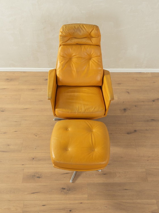 Sillón SEDIA con reposapiés, Horst Brüning para Cor – Sillones, Cromo, Cuero (photo 3 of 10)