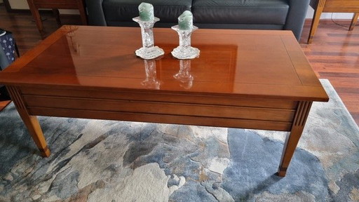 English classic cherry wood coffee table
