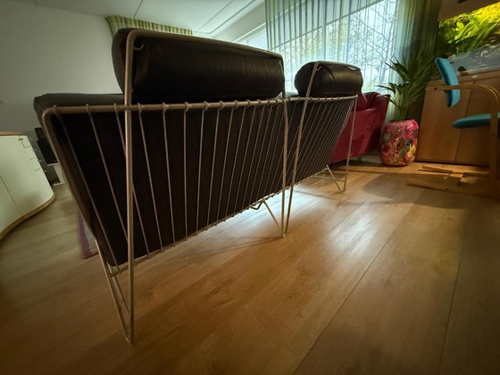 Image 1 of Sofá de dos plazas Leolux Volare azul oscuro