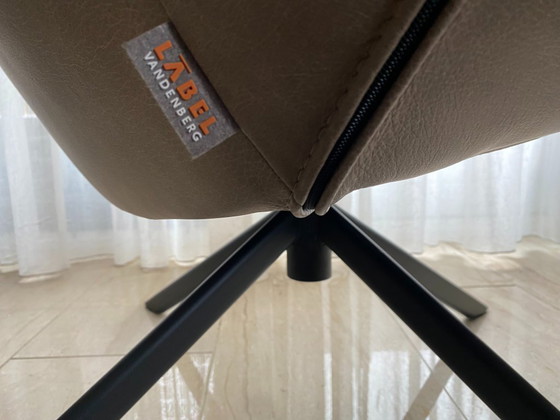 Gustav Fauteuil Label Van Den Berg – Leather, Metal (photo 3 of 5)