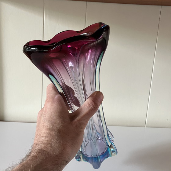 Image 1 of Murano Summerso vase