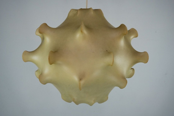 Image 1 of Rara lampada a sospensione in bozzolo di fiori di Taraxacum, prima edizione, anni '60.
