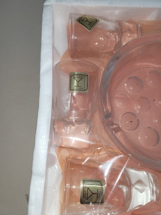 Image 1 of Set de 6 verres à cocktail avec cendrier