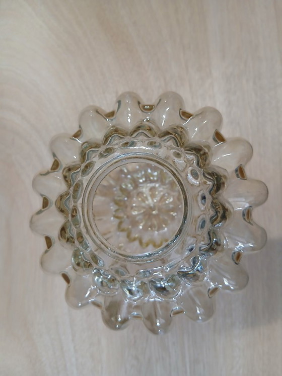 Image 1 of vintage lampenkappen glas jaren '50