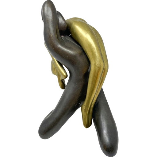 Vintage sculpture by Helio Rodrigues, Brazil