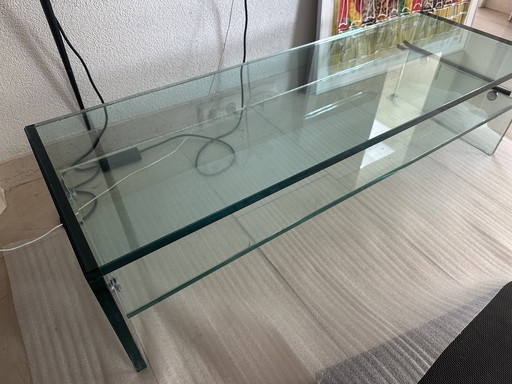 Sidetable S6 helder glas  110 x 37 x 30