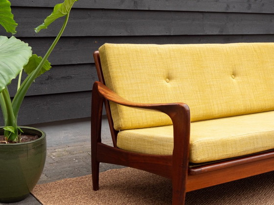 Canapé Gelderland De Ster | Vintage Mid-Century | Design Jaune – Canapés 3 places, Wood (photo 3 of 7)