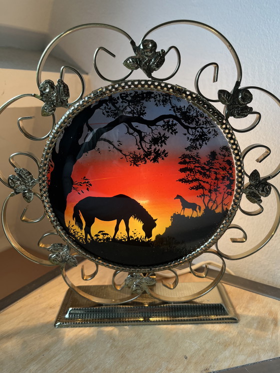 Image 1 of Lampe de cheval vintage des années 1950 ou 1960