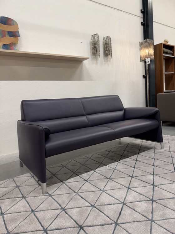 Divano Leolux Felizia 2,5 posti Senso Indigo, Divani 2 posti, Pelle, Multicolore (foto 3 di 6)