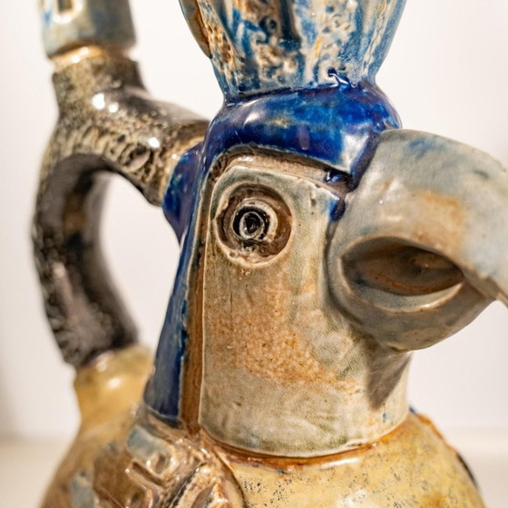 Vaso Sculture in ceramica zoomorfa di Jules Guérin, anni '50 (photo 7 of 13)