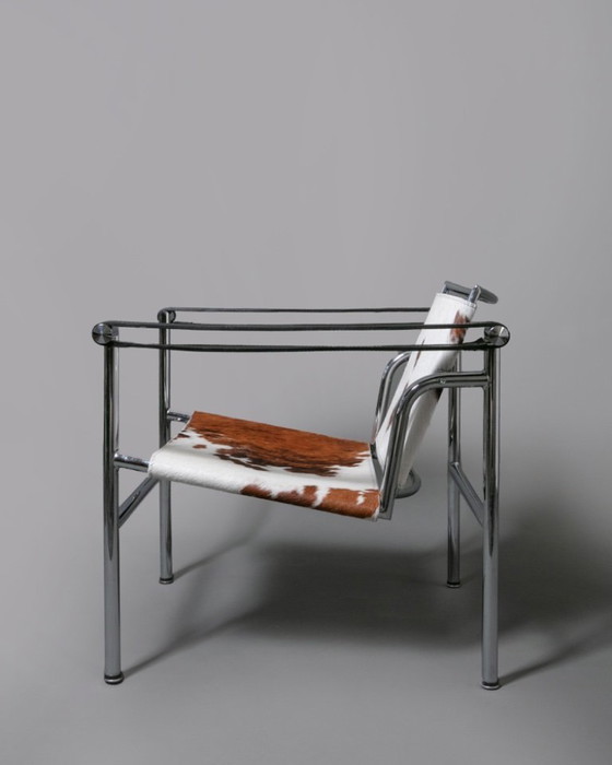 Image 1 of Sedia LC1 di Le Corbusier, Pierre Jeanneret, Charlotte Perriand per Cassina, anni '80
